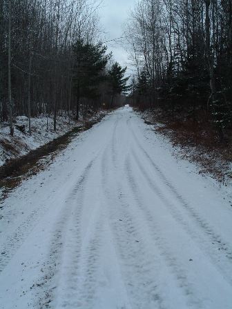 SS AV trail in the winter
